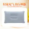 Almofada Inflável Retangular Personalizada Atacado PVC Flocado Estilo Acampamento ao Ar Livre Viagem Portátil Almofada de Pescoço Inflável