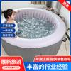 Piscina de Masaje Inflable con Calefacción Home SPA Piscina de Burbujas con Olas Temperatura Constante Baño de Surfing Baño de Spa