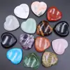 Corazón Amante Piedra de Cristal Natural 40mm Piedra de Masaje Corazón Forma de Corazón Piedra Olvidadiza Piedra Pulgar Transfronterizo