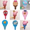 Balão de bastão de mão de desenho animado infantil jardim de infância micro-negócio código de varredura push pó sucção pequeno presente brinquedo de drenagem bastão de percussão