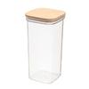Caixa de Exibição Transparente Personalizada à Prova de Poeira Madeira de Bambu Alta Transparência Moderna Fofa Caixa para Figura Bubble Mart Mini Caixa de Armazenamento