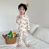 Conjunto de ropa interior infantil, pijamas de bebé de verano, primavera y otoño, ropa de bebé con aire acondicionado, ropa fina dividida con aire acondicionado, manga larga