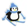 Acessórios Planos de PVC de Inverno Desenho Animado Transfronteiriços Acessórios de Cabelo Roupas Bolsas Acessórios de Joias DIY Adesivo de Cola Macia Azul