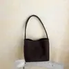 Bolso de mano transfronterizo estilo vintage, nuevo modelo otoño 2026 para mujer, bolso de hombro minimalista de nicho para el día a día con monedero a juego