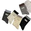 Calcetines Holgados Estilo Universitario Retro Otoño/Invierno Xiaowu para Mujer, Calcetines de Media Pantorrilla de Algodón Puro Sin Costuras Estilo Japonés con Estampado de Perro y Borde de Volantes
