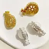 Caixa Mágica de Vidro com Zircônia Inlaid Prata Brilhante Banhada a Cobre Forte Conservação de Cor Pulseira de Duas Fileiras Pulseira Colar Acessórios de Cristal DIY