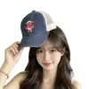 Gorra de Béisbol Perro Rojo Pequeño con Gesto de Dedos Medios, Nuevo Estilo Gorra Perro Rojo Pequeño, Gorra de Béisbol Versátil