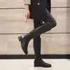 Versión de piel de vaca de las botas largas pequeñas estilo Chanel para mujer, botas de jinete estilizadas, botas altas con cremallera trasera plana, botas Chelsea, botas largas