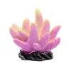 Tanque de acuario pecera paisajismo de coral mundo submarino diseño creativo corales pequeños coloridos simulados mini árbol de coral de resina