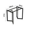 Suporte de Pé de Mesa Simples em Forma de T para Prancha de Rocha Pé de Mesa Pé de Mesa Pé de Mesa Pé de Mesa de Chá Pé de Mesa de Jantar de Metal Pé de Barra
