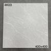 Foshan 400x400 Azulejos antiderrapantes para piso, totalmente cerâmico, fosco, padrão de mármore antigo, cozinha, banheiro, branco leite