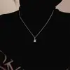 Corrente de Suéter Moda Versátil Super Fada Corrente Fina Simples Luxo Leve High-End Corrente de Clavícula Presente de Aniversário para Namorada