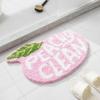 Alfombra Tufted de Flocado de Musgo Manta de Cama Puerta de Baño Inodoro Inodoro Alfombrillas de Piso Espesadas Absorbentes de Agua Antideslizantes