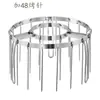 Acero Inoxidable de Grado Alimenticio 304 Parrilla Freidora de Aire Parrilla Horno Rack para Brochetas Rack Especial para Barbacoa Rack para Estufa de Alcohol