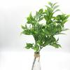 7 garfos eucalipto flor artificial buquê de plástico planta verde grama falsa decoração de hotel para casa esverdeamento