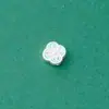 Nuevo Plata de Ley S925 Estilo Chino Retro Nuevo Estilo Chino Cuentas Espaciadoras de Flores Pequeñas Pulsera Wenwan DIY Pulsera de Cristal Accesorios de Plata