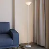 Luminária de chão estilo nórdico para sala de estar e quarto, simples LED moderna decorativa de estudo multifuncional de pé, sem ferro
