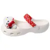 Zuecos de peluche de gatito de dibujos animados con suela gruesa poco profunda para mujer, sandalias planas de moda de verano de estilo simple, zapatos casuales de doble uso