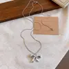 Collar Ajustable con Cordón de Cuero y Cierre de Metal Estilo Casual de Moda para el Trabajo Cadena para la Clavícula Collar de Lujo Ligero de Alta Gama para Mujeres