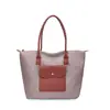 Bolsas Femininas de Comércio Exterior 2026 Verão Novo Estilo Bolsa de Mão Feminina de Nylon Bolsa Tote de Grande Capacidade para Aula e Trabalho Bolsa de Ombro