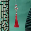 Pingente de Borla Colorida de Nuvem e Lua 8cm, Presente de Feriado, Novo Estilo Chinês, Borla Antiga para Hanfu Qipao, Pingente para Leque Guqin