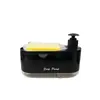 Dispensador de Detergente para Louça Transfronteiriço, Dispensador Duplo de Líquido para Limpeza de Cozinha com Esponja, Dispensador de Sabão Dois em Um com Compartimentos Separados