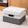 Caja de Almacenamiento Moderna Simple con Tapa abatible para Escritorio Juguetes Cosméticos Joyería Plegable