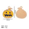 Nueva serie luminosa de Halloween, colgante de aleación DIY con forma de cabeza de calabaza fantasma divertida de terror, accesorios europeos y americanos muy vendidos