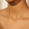 Estilo Nuevo Transfronterizo Europeo y Americano Zirconia Estilo Suave Versátil para el Trabajo Cadena para Clavícula Joyería