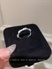 Anillo de Bambú para Mujer Lujo Ligero Italiano Anillo Medio Antiguo Diseño de Nicho Gama Alta 2024 Nuevas Explosiones