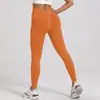 Pantalones de Yoga de Nylon Sin Costuras Estilo Europeo y Americano con Cintura en V para Mujer, Leggings de Cintura Alta con Realce de Glúteos tipo Durazno para Correr al Aire Libre y Fitness para Mujer
