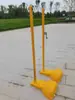 Poste de Badminton de Ferro Fundido Suporte Móvel para Poste de Badminton Poste para Rede Espessado Interno Externo Portátil Suporte de Rede de Badminton