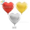 Globo Gigante de Película de Aluminio con Forma de Corazón Super Grande Celebridad de Internet Día de San Valentín Boda Decoración de Habitación de Boda Pared de Fondo para Propuesta Confesión