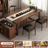 Nuevo juego de mesa de té y sillas estilo chino, adecuado para uso doméstico, balcones, mesas de té grandes, diseño minimalista, ideal para apartamentos pequeños y oficinas, perfecto para preparar té
