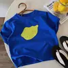 Camisetas de Manga Corta de Verano para Niños y Niñas, Tops de Algodón Elegantes y Modernos con Estampado de Frutas para Bebés y Niños