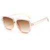 Nuevas Gafas de Sol de Doble Varilla Moda Transfronteriza Gafas de Sol de Caja Retro Anti-UV Gafas Personalizadas S24038