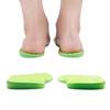 Plantilla correctora de piernas tipo O tipo X para adultos y niños de PU, absorción de impactos en el talón, soporte de arco para pie plano, plantilla ortopédica para piernas