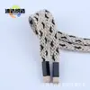 Correa Plana Gruesa de Moda de Gama Alta 1.0 cm Cabeza de Aleación Cordón para Pantalones, Chaquetas Deportivas, Ropa Infantil DIY, Cordón para Sudadera