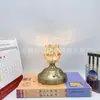 Suporte de Vela Retrô Luxo Leve Adereço para Fotografia Mesa de Jantar em Casa Suporte de Vela Nórdico Ornamento Simples Europeu para Casamento Dourado Americano
