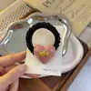 Nova Cor Canele Grande Coração Prendedor de Cabelo Toque de Luxo Outono/Inverno Anel de Intestino Pequeno Corda de Cabelo para Coque Rabo de Cavalo Feminino Prendedor de Cabelo