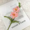 Pieza de Decoración para el Hogar de Orquídea Marciana Tejida Puramente a Mano, Flor Artificial Crochetada, Regalo de Cumpleaños Tejido con Hilo, Flor de Recuerdo