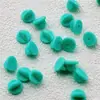Broche azul lago hebilla de goma insignia universal hebilla de repuesto accesorios DIY suministro Taobao venta al por mayor punto tapa de goma