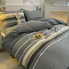 Funda de edredón de algodón cepillado engrosada, pieza única, invierno 2026, modelo nuevo, no algodón, algodón puro, 150X200, cama individual, invierno