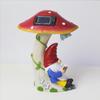 Nova Lâmpada Criativa de Cogumelo Enfeites de Anão em Resina Artesanato de Decoração para Casa, Mesa, Jardim e Gramado