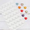 Mais de 35 até amam molde de silicone para chocolate DIY molde de silicone para gelatina ferramenta de decoração com cola de gota