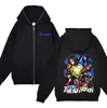 Chaqueta Tokio Hotel Suéter Bill Kaulitz Sudadera Banda de Rock Sudadera Y2k Cremallera Completa Top Moda
