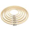Atacado do Fabricante Aro de Bordado de Bambu Ponto Cruz Aro de Bordar DIY Aro de Bordar Aro de Bordar com Agulha Extensor de Bordado Múltiplas Especificações