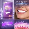 Tiras Blanqueadoras de Dientes Pap Purple 7D Tiras Blancas Tiras Blanqueadoras de Dientes para Blanquear y Eliminar el Amarilleamiento Blanqueamiento en el Extranjero Transfronterizo