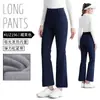 Calça Pgm Golf Feminina com Fendas Levemente Abertas, Absorvente de Luz, Retentora de Calor, Calça Quente, Elástica, Modeladora, Esportiva