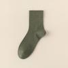 Calcetines de seda de morera para hombre otoño e invierno modal antibacteriano desodorante absorbente del sudor sin costuras de alta calidad color sólido vestido de negocios tubo
